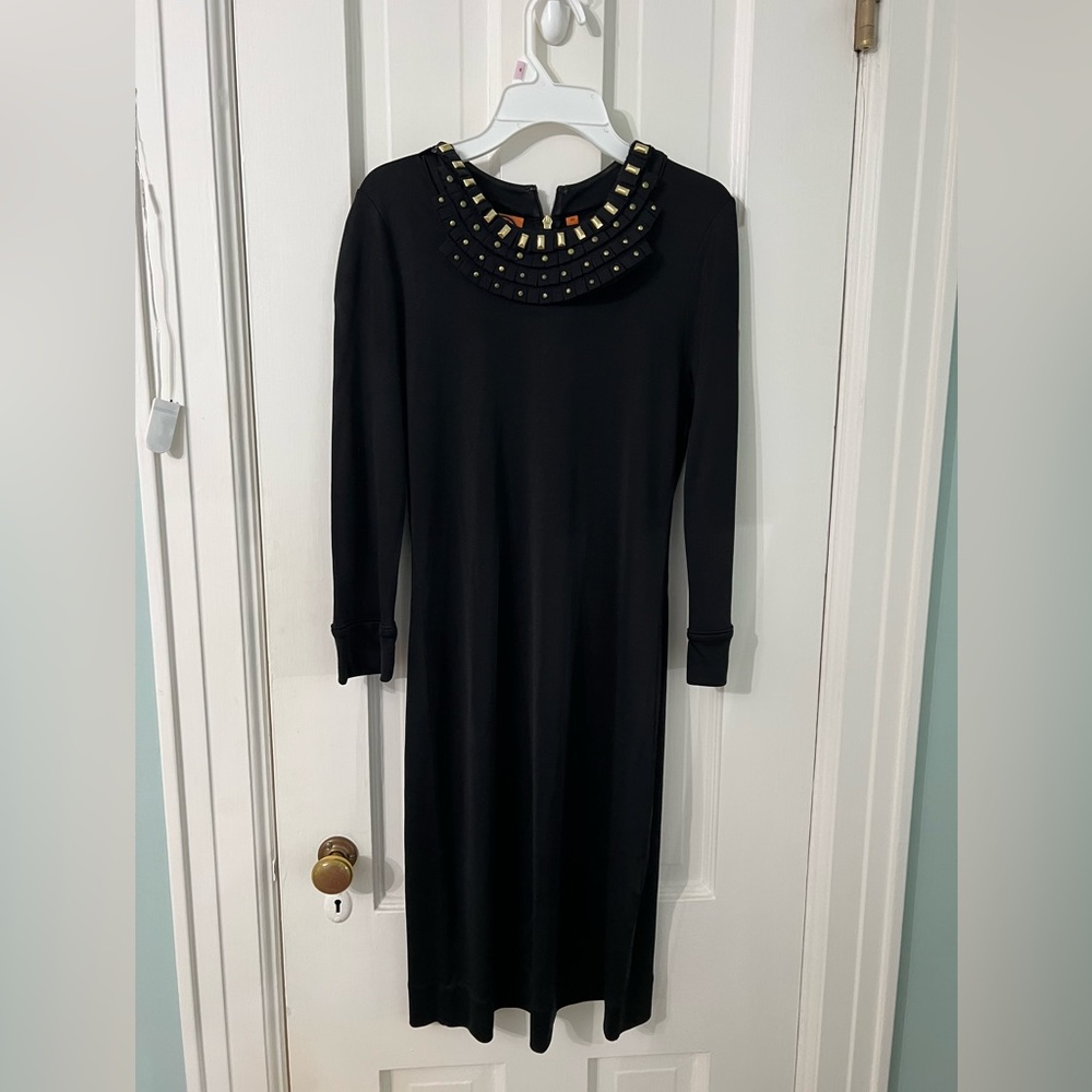 Tory Burch Black Long Sleeve Dress